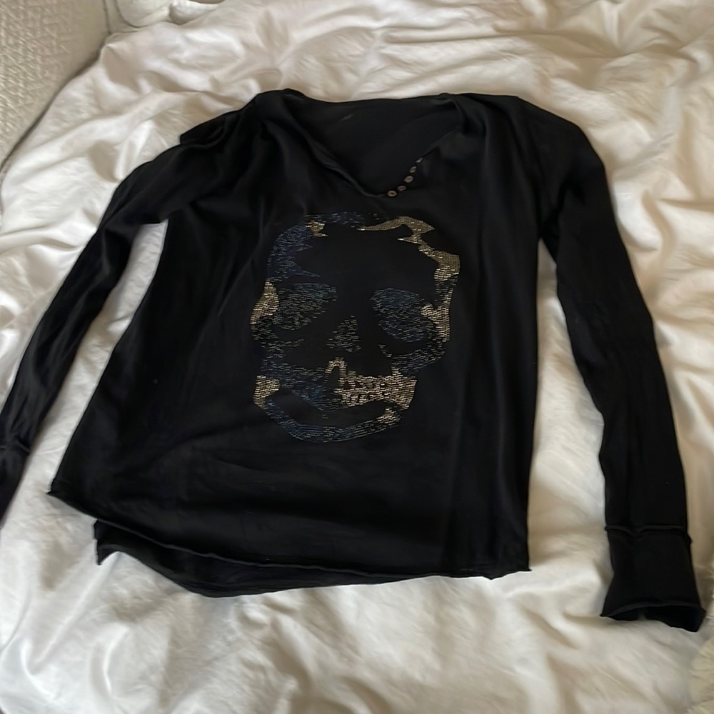 Zadig & Voltaire long sleeve skull